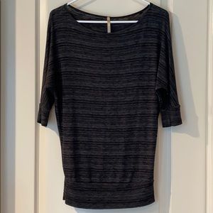 BOGO Gray 3/4 sleeve blouse.
